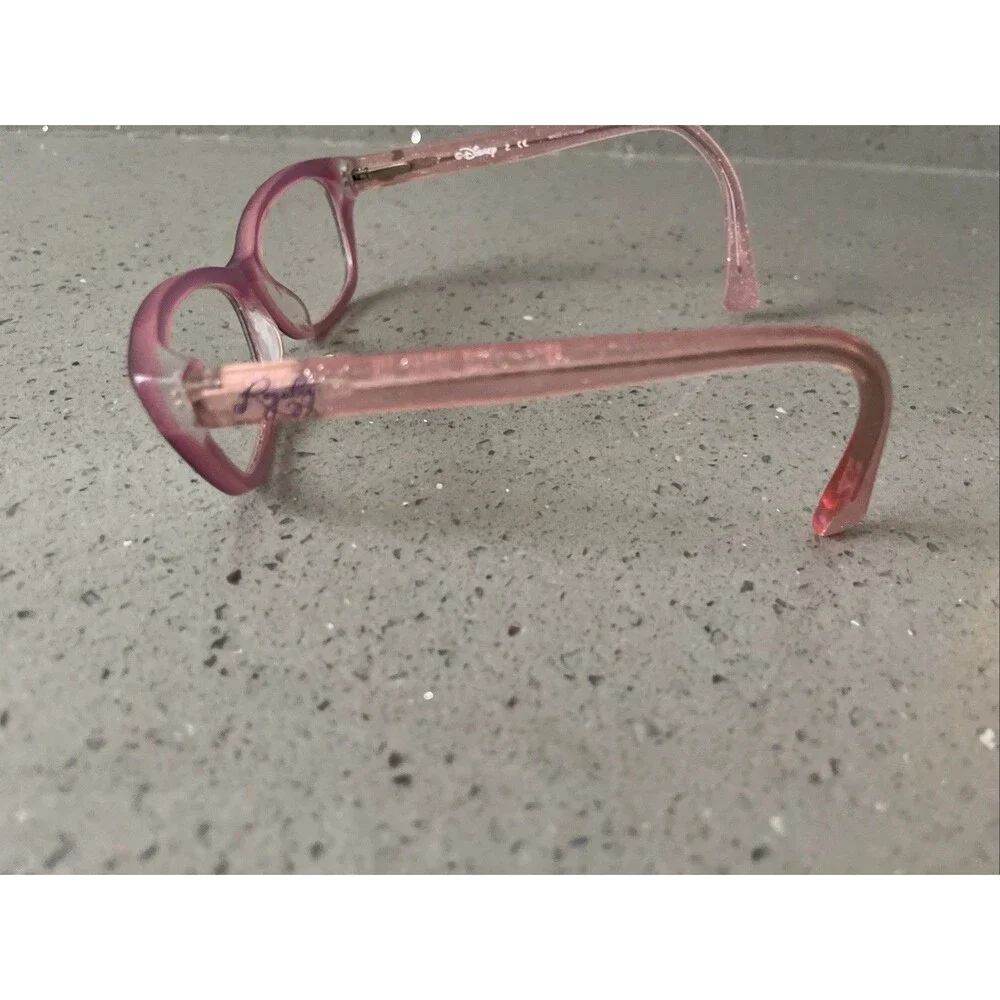 Disney Kids Eyeglasses Frames ONLY 3E 1443 Purple Pink Glitter Sparkle 48-13-130